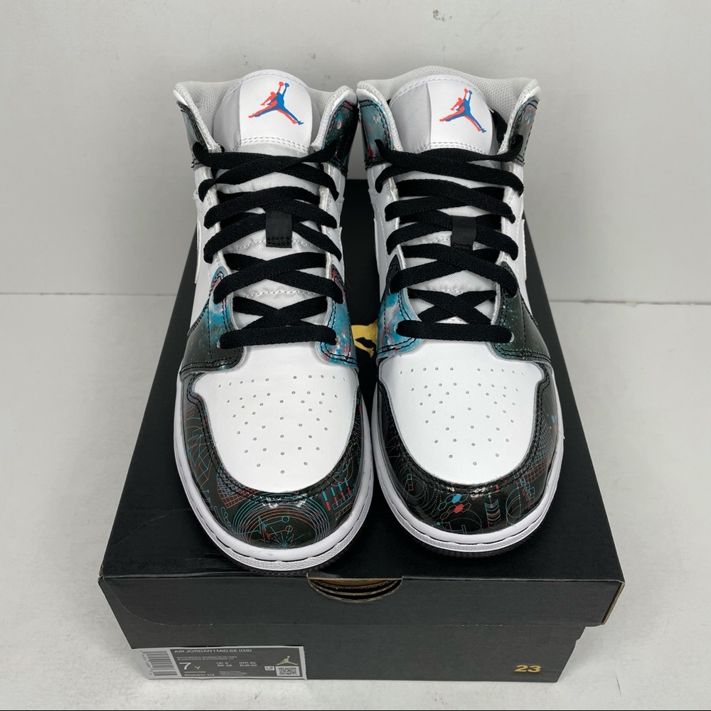 Nike Air Jordan 1 Retro Mid GS “Take Flight” NEW - Picture 2 of 4